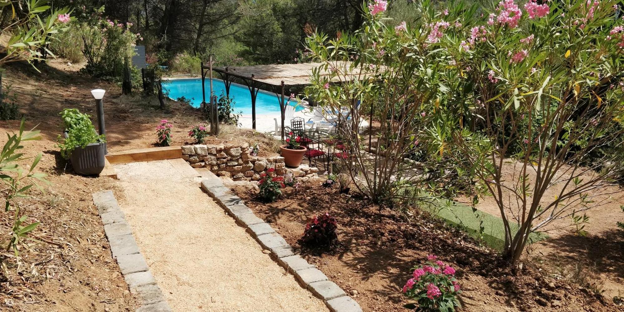 Villa Cigalons En Pleine Pinede Avec Piscine Chauffee De Mai A Septembre Auriol Exterior foto