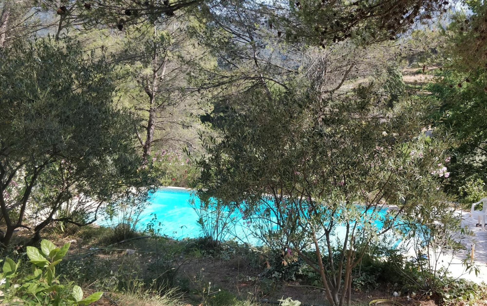 Villa Cigalons En Pleine Pinede Avec Piscine Chauffee De Mai A Septembre Auriol Exterior foto
